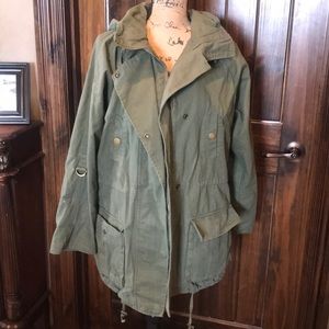 Green utility jacket. Perfect for spring. Like new